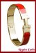 Pulsera A. Quirrgico RED/GOLD 12MM