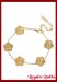 Pulsera A. Quirrgico Ench. Oro Trbol Gold